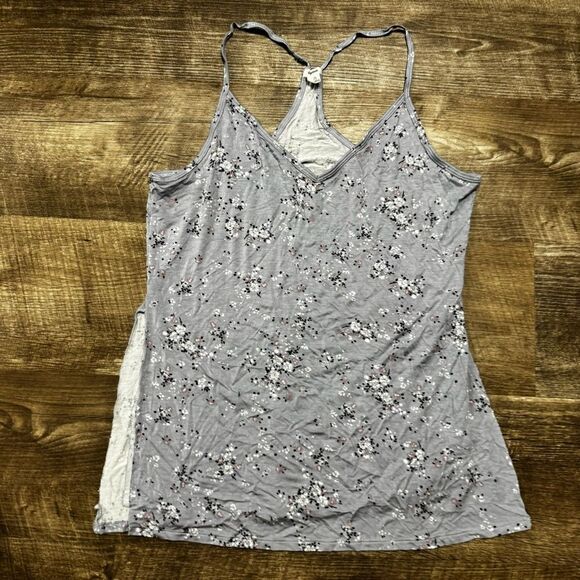 Garage Floral Racerback Tank Top Size XL - Picture 1 of 7